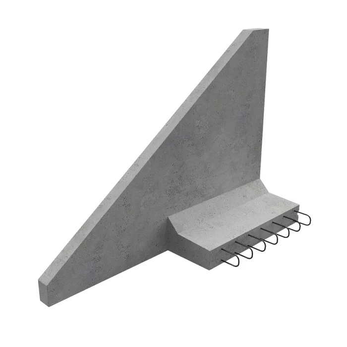 Г-образная конструкция железобетонная НГ 20