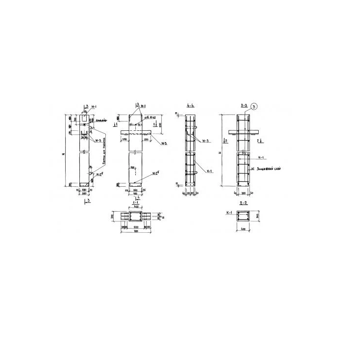 Колонна железобетонная КЛв 365