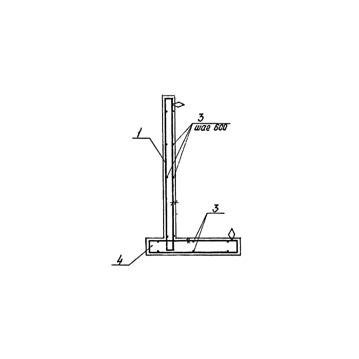 Подпорная стена ПСМ45.39-1